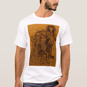 Camiseta Terror esperando a un lustrado de zapatos