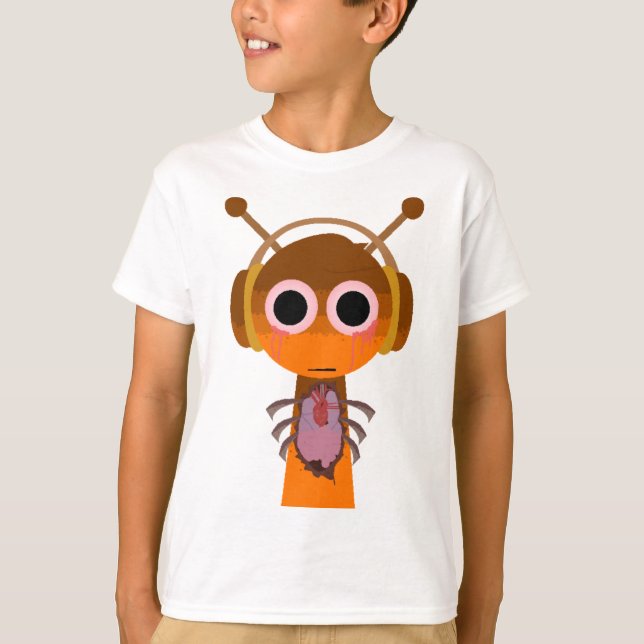 Camiseta Terror Oren de Sprunki Retomar (Anverso)