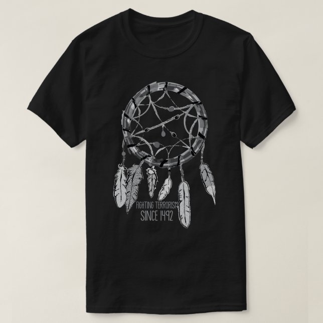 Camiseta Terrorismo que lucha desde 1492. (Diseño del anverso)