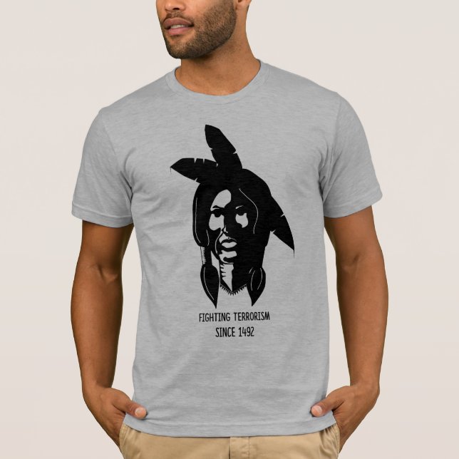 Camiseta Terrorismo que lucha desde 1492. (Anverso)