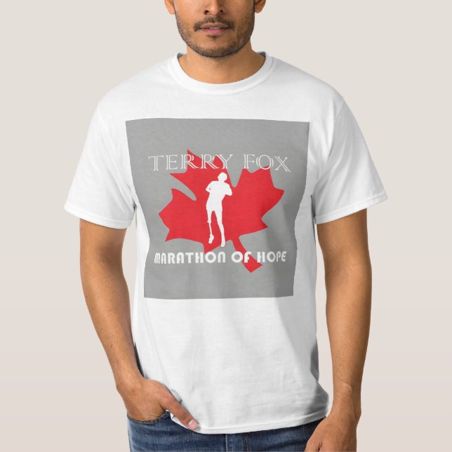 Camiseta " Terry Fox Marathon Of Hope" (Anverso)