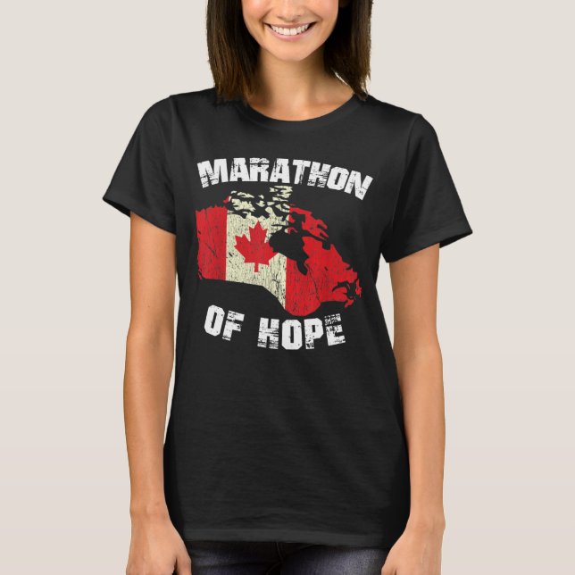 Camiseta Terry Fox Marathon Of Hope Canada Marathon (Anverso)