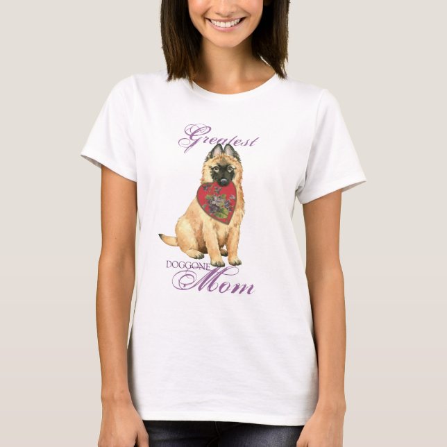 Camiseta Tervuren Heart Mom T-Shirt (Anverso)