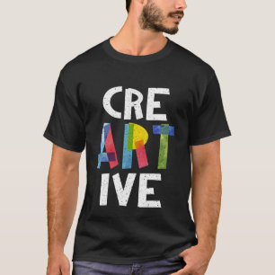 Camiseta tés creativos y más artistas de todo tipo de enseñ