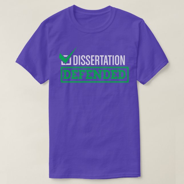 Camiseta Tesis de doctorado 1 en la escuela de postgrado de (Diseño del anverso)