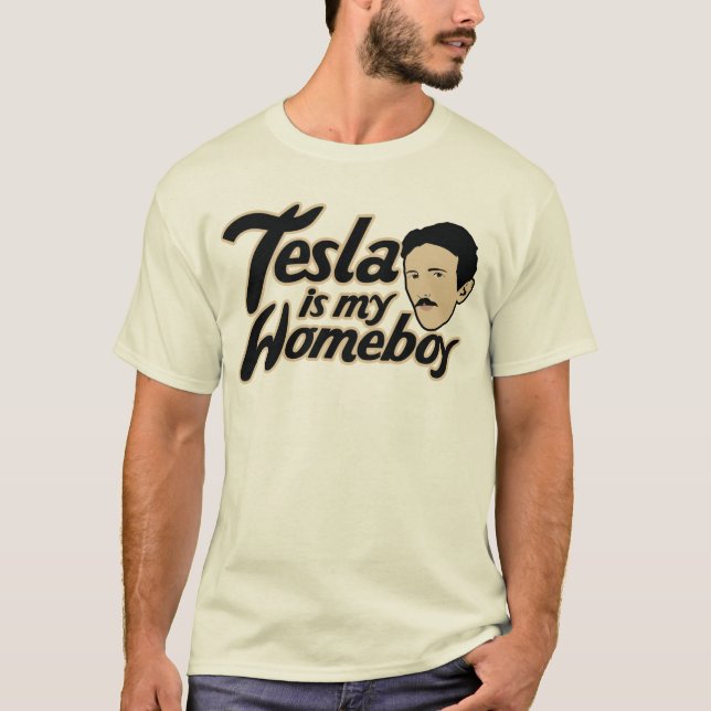 Camiseta Tesla es mi hogar (Anverso)