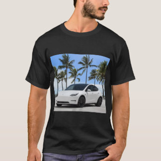 Camiseta Tesla Model Y En El