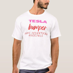 Camiseta Tesla Parachoque: Potenciando posibilidades infini