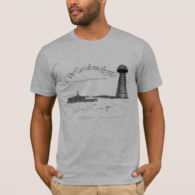 Camiseta Tesla-Radio Pwer de Wardenclyffe-Nikola (Anverso)