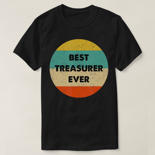 Camiseta    Tesorero El Mejor Tesorero De La Historia  (Diseño del anverso)