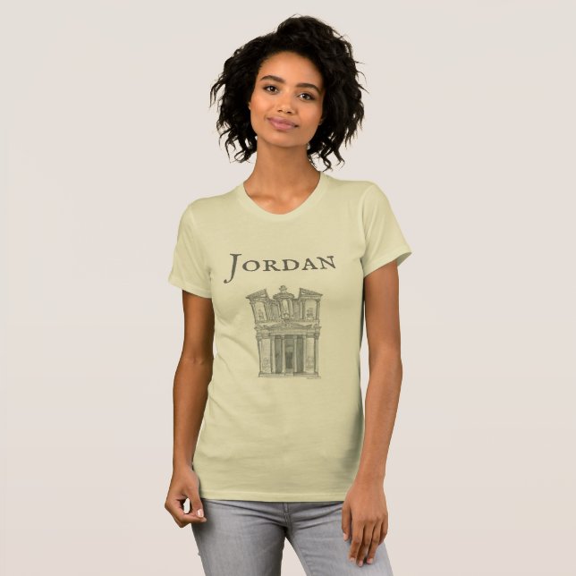 Camiseta Tesoro, Petra (Jordania) (Anverso completo)