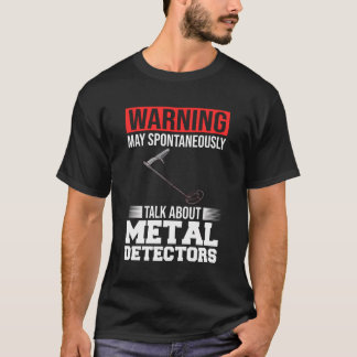 Camiseta Tesoros de monedas de caza de oro en la playa del