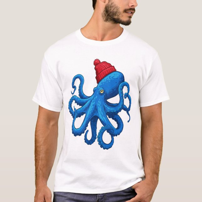 Camiseta Tesoros de Tentacle: Arte Octopus cotidiano (Anverso)