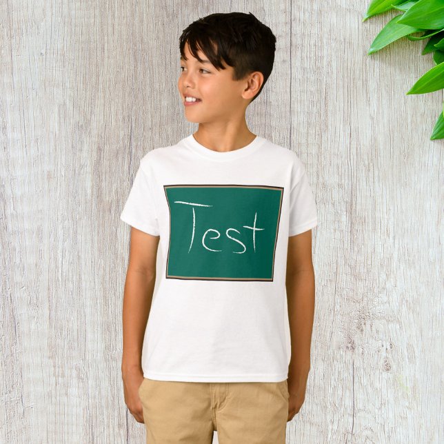 Camiseta Test Chalkboard School Classroom (Subido por el creador)