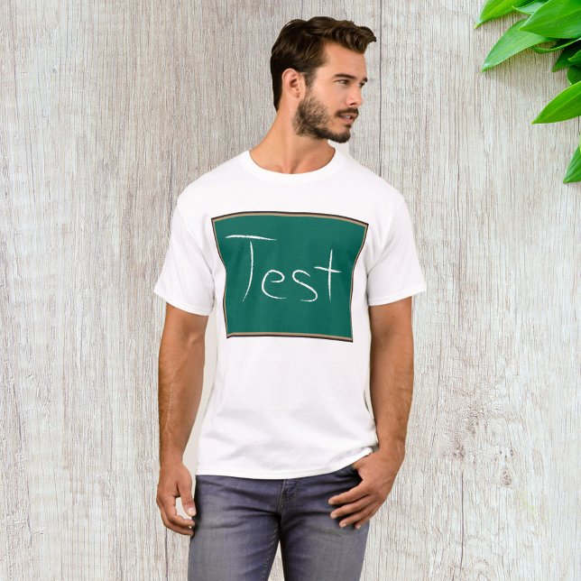 Camiseta Test Chalkboard School Classroom (Subido por el creador)