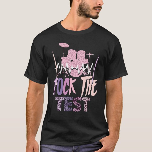 Camiseta Test Day Rock the Test School Exam Women (Anverso)
