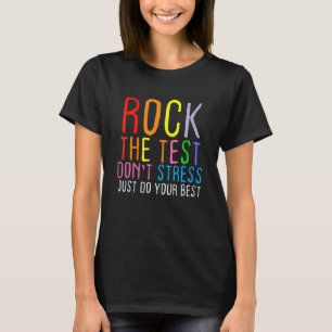 Camiseta Test Day Rock The Test Teacher Testing Day 1