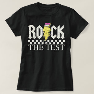 Camiseta Test Day Teacher Motivational Rock
