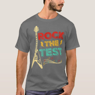 Camiseta Test Day Teacher Rock The Test Guitar Teacher Test