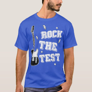Camiseta Test Day Teacher Rock the Test Guitar Teacher Test