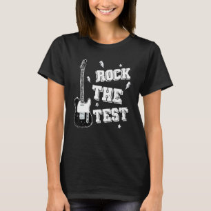 Camiseta Test Day Teacher Rock The Test Guitar Teacher Test