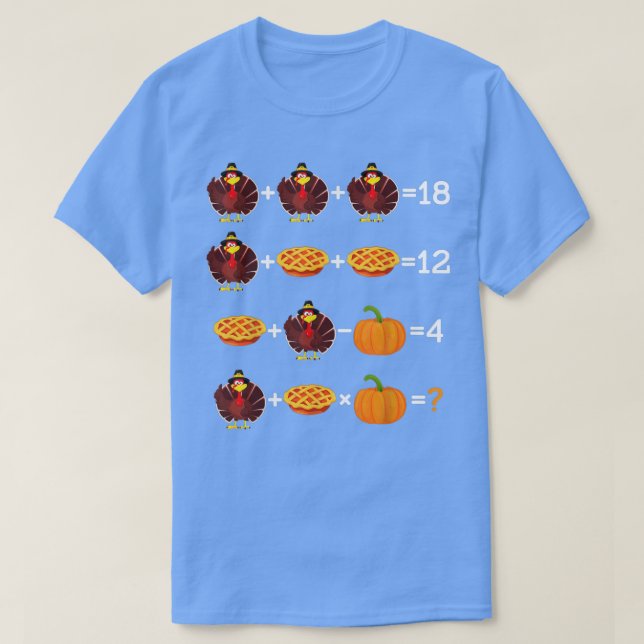 Camiseta Test de matemáticas de la Orden de Acción de Graci (Diseño del anverso)