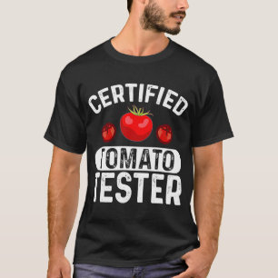 Camiseta Tester certificado de tomate I tomate
