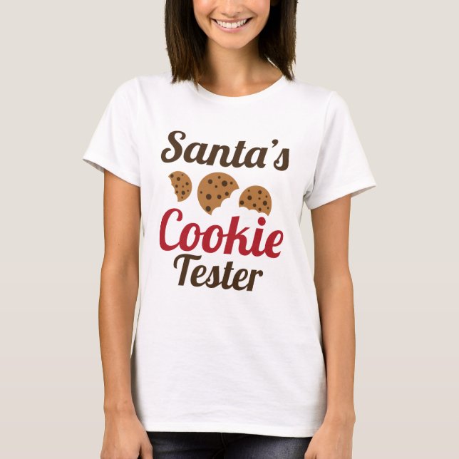 Camiseta Tester de cocina de Santa (Anverso)