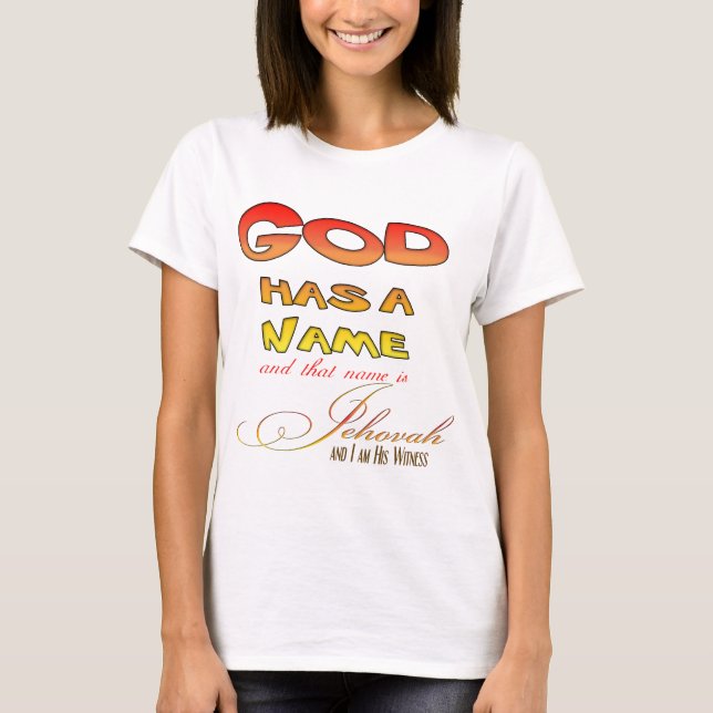 Camiseta Testigo de Jehová (Anverso)