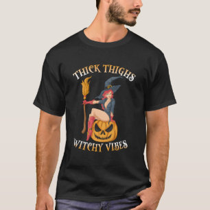 Camiseta Testigo de traje de halloween de espesor y brujerí
