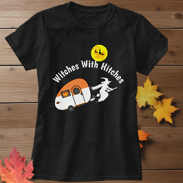 Camiseta Testigos Con Golpes Camper De Silhouette Halloween