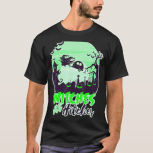 Camiseta Testigos Con Golpes Halloween Broom Stick