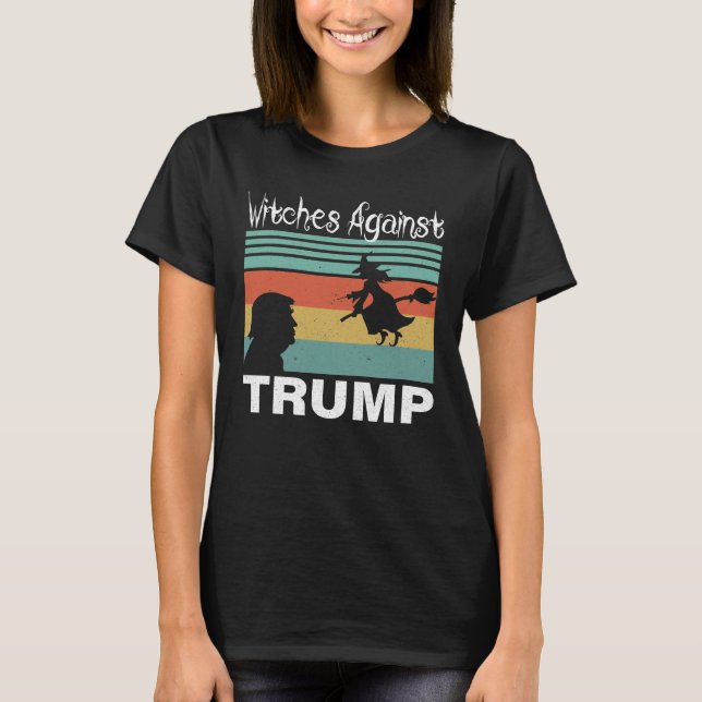 Camiseta Testigos de Halloween femeninos contra Trump 2024 (Anverso)