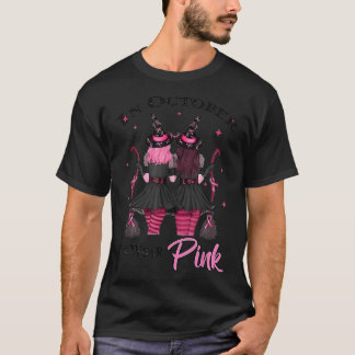 Camiseta Testigos En Octubre Usamos Pechuga Rosa Otoño