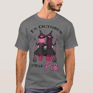 Camiseta Testigos En Octubre Usamos Pechuga Rosa Otoño