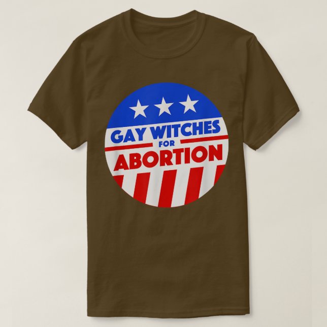 Camiseta Testigos gay por    abortoDivertida reunión 1079  (Diseño del anverso)