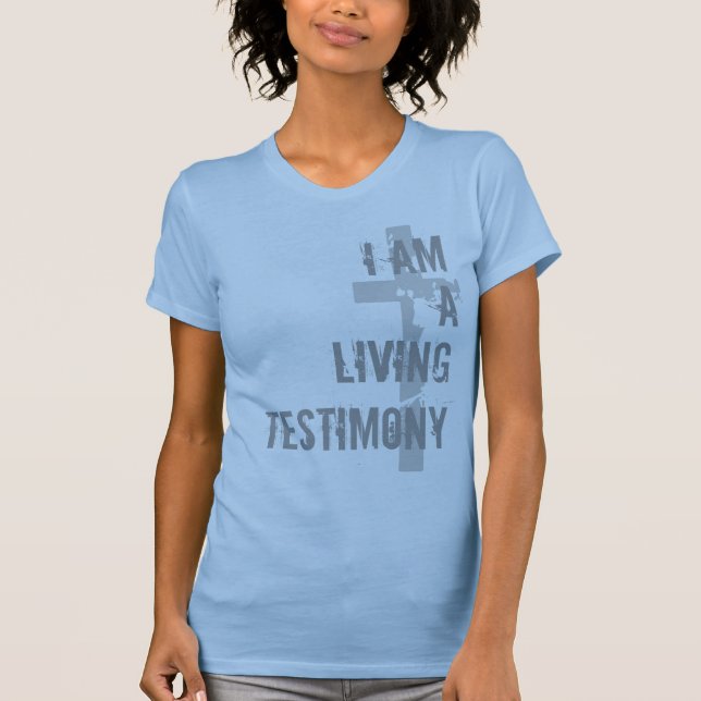 Camiseta Testimonio vivo (Anverso)