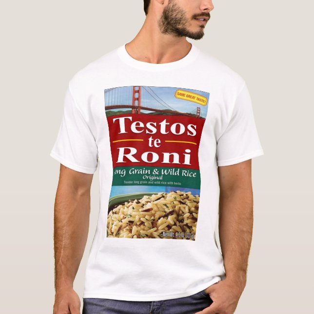 Camiseta Testos-te-roni (Anverso)