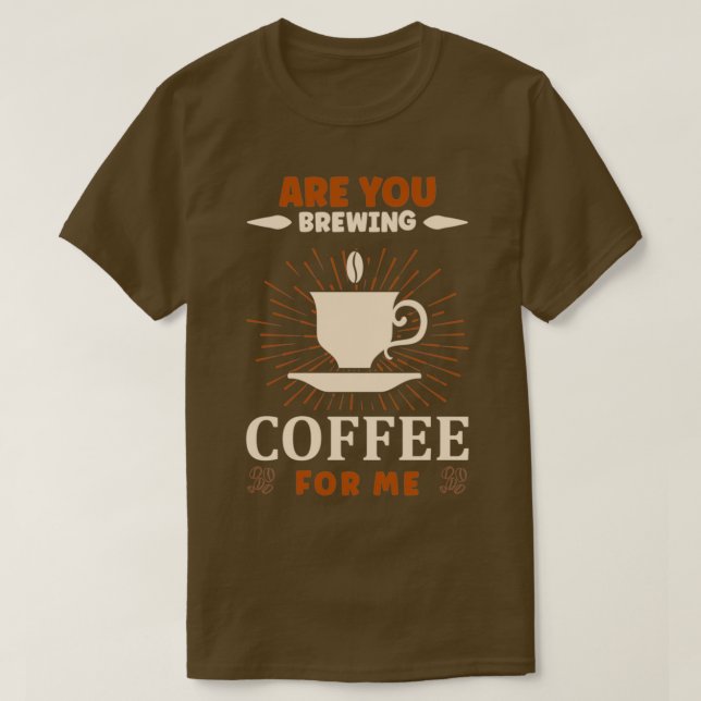Camiseta tesvous en train de prparer du caf pour moi classi (Diseño del anverso)