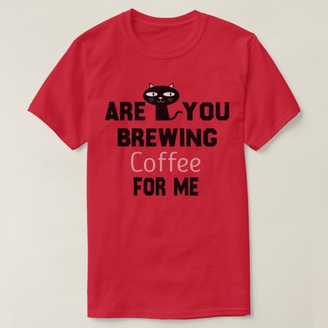 Camiseta tesvous en train de prparer du caf pour moi les am (Diseño del anverso)