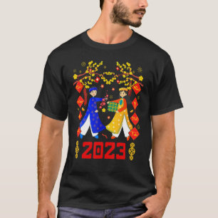 Camiseta Tet 2023 Chuc Mung Nam Moi Vietnamse Lunar Año Nue