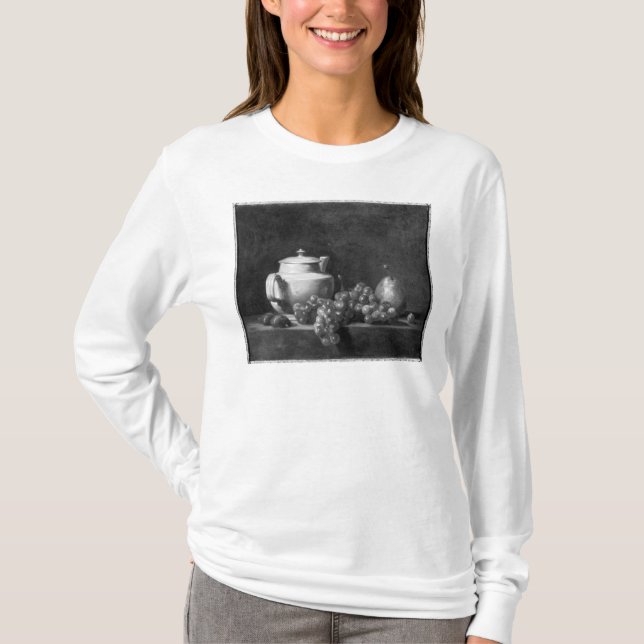 Camiseta Tetera blanca con dos castañas (Anverso)