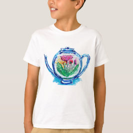 Camiseta Tetera de flores