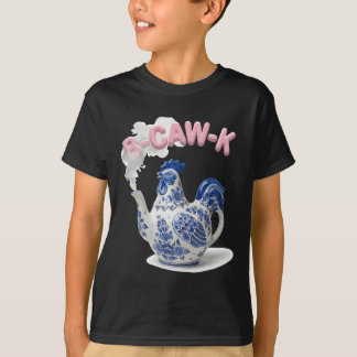 Camiseta Tetera de porcelana divertida B-caw-k Pollo B-caw-