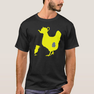 Camiseta Tetera del pollo y del polluelo