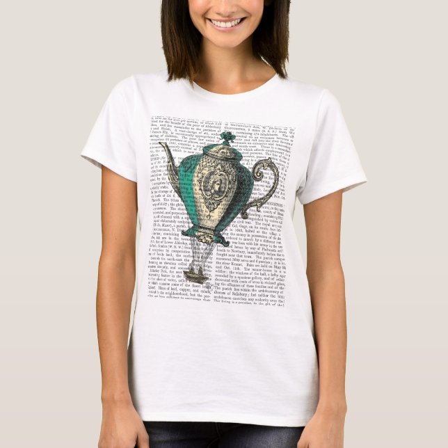 Camiseta Tetera voladora 1 verde y amarillo (Anverso)
