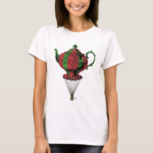 Camiseta Tetera Voladora 2 Roja y Verde