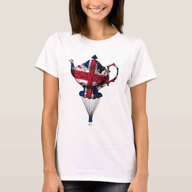 Camiseta Tetera Voladora de Union Jack (Anverso)