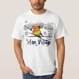 Camiseta Teton Village Wyoming