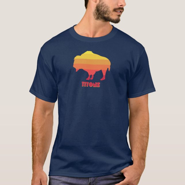 Camiseta Tetons Bison (Anverso)